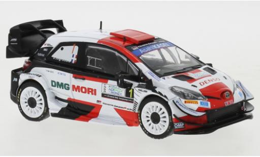 Toyota Yaris 1/43 IXO WRC No.1 Gazoo Racing DMG MORI Rallye WM Rally Monza 2021 miniature
