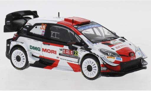 Toyota Yaris 1/43 IXO WRC No.33 Rallye WM Rally Ypres 2021 miniature