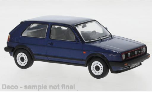 Miniature Volkswagen Golf 1/43 IXO GTI (MKII) metallise bleue 1984 Volkswagen Golf 1/43 IXO GTI (MKII) metallise bleue 1984 miniature