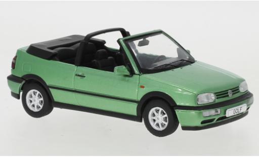Volkswagen Golf 1/43 IXO III cabriolet metallise vert 1993 miniature