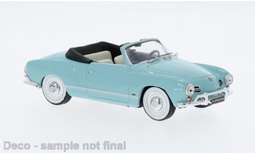 Volkswagen Karmann 1/43 IXO Ghia bleu clair 1955 miniature