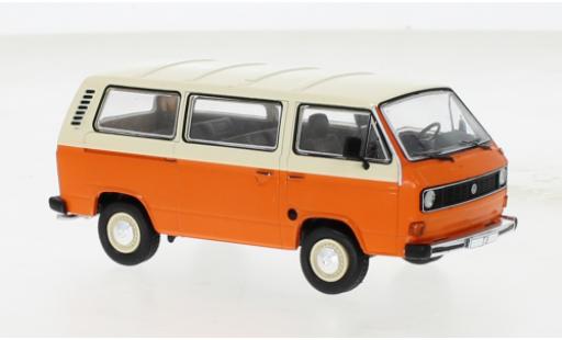 Miniature Volkswagen T3 1/43 IXO Caravelle orange/beige 1981 Volkswagen T3 1/43 IXO Caravelle orange/beige 1981 miniature