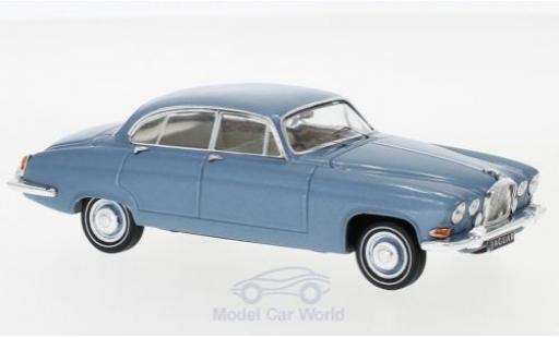 Miniature Jaguar MK 1/43 IXO X metallise bleue RHD 1961 Jaguar MK 1/43 IXO X metallise bleue RHD 1961 miniature