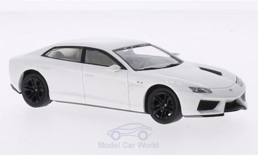 Miniature Lamborghini Estoque 1/43 IXO 200 metallise blanche 2008 Lamborghini Estoque 1/43 IXO 200 metallise blanche 2008 miniature