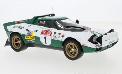 Miniature Lancia Stratos 1/18 IXO HF No.1 Alitalia Rallye WM Rally San Remo 1975 S.Munari/M.Mannucci Lancia Stratos 1/18 IXO HF No.1 Alitalia Rallye WM Rally San Remo 1975 S.Munari/M.Mannucci miniature