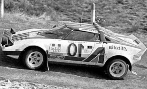 Miniature Lancia Stratos 1/43 IXO HF No.10 Alitalia Racing Team Alitalia Rallye Monte Carlo 1976 S.Munari/S.Maiga Lancia Stratos 1/43 IXO HF No.10 Alitalia Racing Team Alitalia Rallye Monte Carlo 1976 S.Munari/S.Maiga miniature