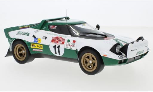 Miniature Lancia Stratos 1/18 IXO HF No.11 Alitalia Rallye WM Rally San Remo 1975 B.Waldegaard/H.Thorszelius Lancia Stratos 1/18 IXO HF No.11 Alitalia Rallye WM Rally San Remo 1975 B.Waldegaard/H.Thorszelius miniature