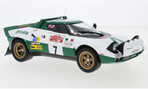 Miniature Lancia Stratos 1/18 IXO HF No.7 Alitalia Rallye WM Rally San Remo 1975 R.Pinto/A.Bernacchini Lancia Stratos 1/18 IXO HF No.7 Alitalia Rallye WM Rally San Remo 1975 R.Pinto/A.Bernacchini miniature