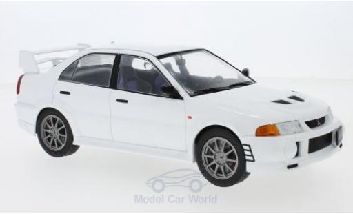 Miniature Mitsubishi Lancer Evolution VI 1/18 IXO RS Evolution VI blanche 1998 Mitsubishi Lancer Evolution VI 1/18 IXO RS Evolution VI blanche 1998 miniature