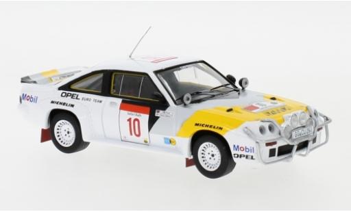 Miniature Opel Manta 1/43 IXO 400 No.10 Euro Team Rallye WM Safari Rallye 1984 R.Aaltonen/L.Drews Opel Manta 1/43 IXO 400 No.10 Euro Team Rallye WM Safari Rallye 1984 R.Aaltonen/L.Drews miniature