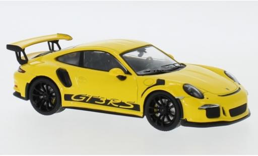 Miniature Porsche 991 GT3 RS 1/43 IXO 911 () GT3 RS jaune 2017 Porsche 991 GT3 RS 1/43 IXO 911 () GT3 RS jaune 2017 miniature
