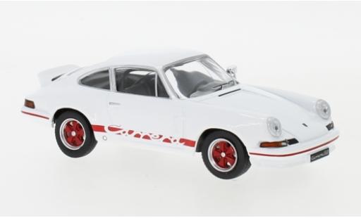Miniature Porsche 911 RS 1/43 IXO Carrera RS 2.7 blanche/rouge 1973 Porsche 911 RS 1/43 IXO Carrera RS 2.7 blanche/rouge 1973 miniature