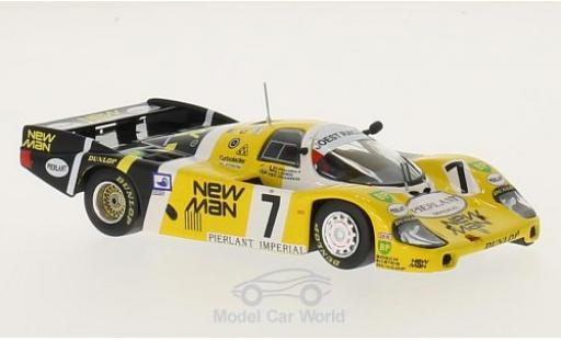 Porsche 956 1984 1/43 IXO B No.7 New Man 24h Le Mans 1984 K.Ludwig/H.Pescarolo/S.Johansson miniature