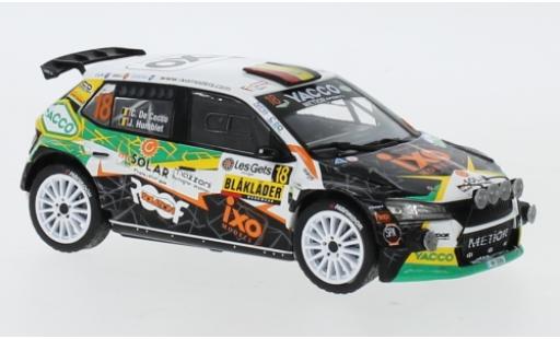 Miniature Skoda Fabia 1/43 IXO R5 EVO No.18 Metior Sports Rallye Condroz 2019 C. De Cecco/J.Humblet Skoda Fabia 1/43 IXO R5 EVO No.18 Metior Sports Rallye Condroz 2019 C. De Cecco/J.Humblet miniature