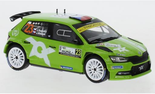 Miniature Skoda Fabia 1/43 IXO R5 Evo No.23 Rallye WM Rallye Monza 2020 J.Kopecky/J.Hlousek Skoda Fabia 1/43 IXO R5 Evo No.23 Rallye WM Rallye Monza 2020 J.Kopecky/J.Hlousek miniature