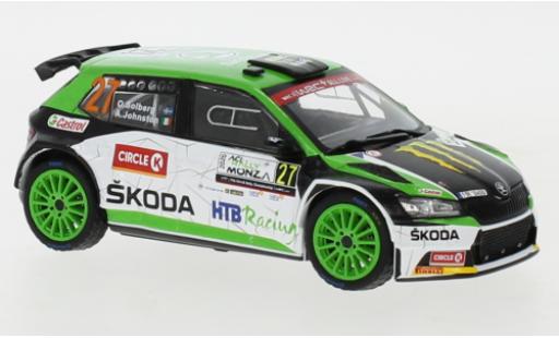 Miniature Skoda Fabia 1/43 IXO R5 Evo No.27 WRC Rallye Monza 2020 O.Solberg/A.Johnston Skoda Fabia 1/43 IXO R5 Evo No.27 WRC Rallye Monza 2020 O.Solberg/A.Johnston miniature