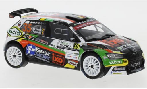 Miniature Skoda Fabia 1/43 IXO R5 Evo No.35 WRC Rallye Monza 2020 C. De Cecco/J.Humblet Skoda Fabia 1/43 IXO R5 Evo No.35 WRC Rallye Monza 2020 C. De Cecco/J.Humblet miniature