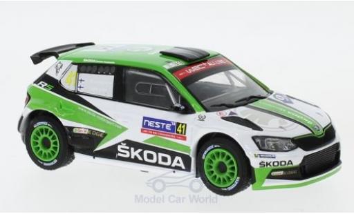 Miniature Skoda Fabia 1/43 IXO R5 No.41 Rallye WM Rallye Finnland 2018 K.Rovanperä/J.Halttunen Skoda Fabia 1/43 IXO R5 No.41 Rallye WM Rallye Finnland 2018 K.Rovanperä/J.Halttunen miniature