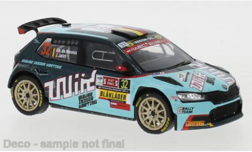 Miniature Skoda Fabia 1/43 IXO Rally 2 EVO No.32 Rally Ypres 2021 G.de Mevius/J.Jalet Skoda Fabia 1/43 IXO Rally 2 EVO No.32 Rally Ypres 2021 G.de Mevius/J.Jalet miniature