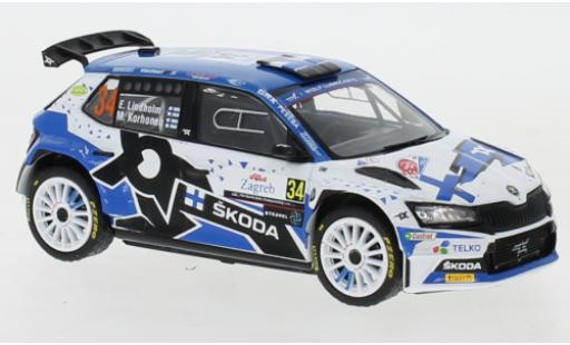 Miniature Skoda Fabia 1/43 IXO Rally 2 EVO No.34 Rally Croatia 2021 E.Lindholm/M.Korhonen Skoda Fabia 1/43 IXO Rally 2 EVO No.34 Rally Croatia 2021 E.Lindholm/M.Korhonen miniature