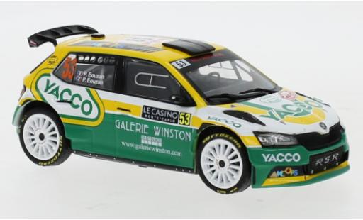 Miniature Skoda Fabia 1/43 IXO Rally 2 EVO No.53 Rally Monte Carlo 2021 P.Eouzan/P.Eouzan Skoda Fabia 1/43 IXO Rally 2 EVO No.53 Rally Monte Carlo 2021 P.Eouzan/P.Eouzan miniature