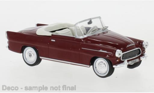 Miniature Skoda Felicia 1/43 IXO Roadster rouge 1959 Skoda Felicia 1/43 IXO Roadster rouge 1959 miniature