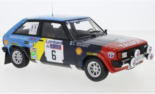Miniature Talbot Sunbeam 1/18 IXO Lotus No.6 RAC Rallye 1982 S.Blomqvist/B.Cederberg Talbot Sunbeam 1/18 IXO Lotus No.6 RAC Rallye 1982 S.Blomqvist/B.Cederberg miniature