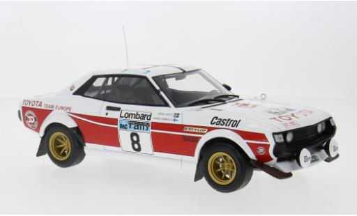 Miniature Toyota Celica 1/18 IXO 2000 GT (RA21) No.8 RAC Rally 1977 1:18 Toyota Celica 1/18 IXO 2000 GT (RA21) No.8 RAC Rally 1977 1:18 miniature