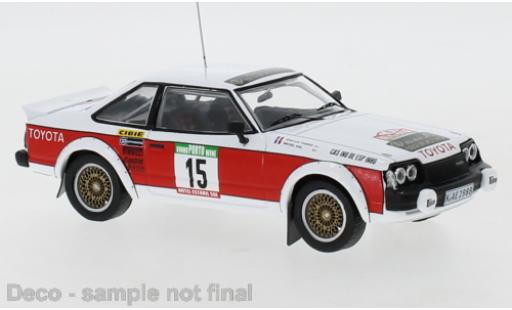 Toyota Celica 1/43 IXO 2000 GT (RA40) No.15 Team Europe Rallye WM Rallye Portugal 1980 J-L.Therier/M.Vial miniature