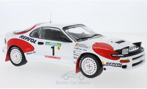 Miniature Toyota Celica 1/18 IXO GT-Four ST185 No.1 Team Europe Rallye WM Rallye Portugal 1992 C.Sainz/L.Moya Toyota Celica 1/18 IXO GT-Four ST185 No.1 Team Europe Rallye WM Rallye Portugal 1992 C.Sainz/L.Moya miniature