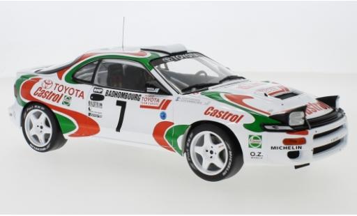 Miniature Toyota Celica 1/18 IXO Turbo 4WD (ST185) No.7 Castrol Rallye WM Rallye Monte Carlo 1993 J.Kankkunen/J.Piironen Toyota Celica 1/18 IXO Turbo 4WD (ST185) No.7 Castrol Rallye WM Rallye Monte Carlo 1993 J.Kankkunen/J.Piironen miniature