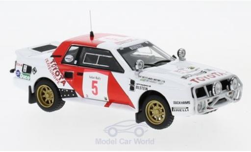 Toyota Celica 1/43 IXO TwinCam Turbo (TA64) No.5 Team Europe Rallye WM Safari Rallye 1984 B.Waldegard/H.Thorszelius miniature