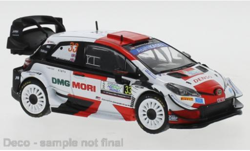 Toyota Yaris 1/43 IXO WRC No.33 Gazoo Racing WRC Rally Monza 2021 E.Evans/S.Martin miniature