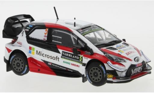 Toyota Yaris 1/43 IXO WRC No.5 Gazoo Racing Microsoft WRC Rally Schweden 2019 K.Meeke/S.Marshall miniature