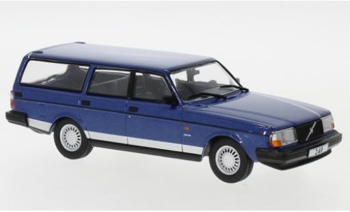 Miniature Volvo 240 1/43 IXO Polar metallise bleue 1988 Volvo 240 1/43 IXO Polar metallise bleue 1988 miniature