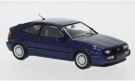 Miniature Volkswagen Corrado 1/43 IXO G60 metallise bleue 1989 Volkswagen Corrado 1/43 IXO G60 metallise bleue 1989 miniature
