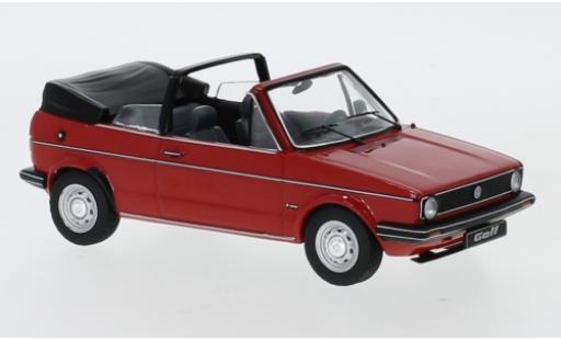 Miniature Volkswagen Golf 1/43 IXO I Cabriolet rouge 1981 Volkswagen Golf 1/43 IXO I Cabriolet rouge 1981 miniature