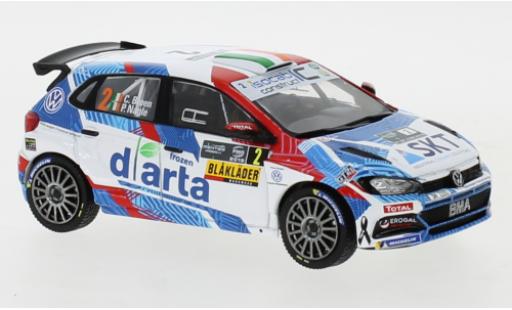 Miniature Volkswagen Polo 1/43 IXO GTI R5 No.2 Rallye Ypres 2019 C.Breen/P.Nagle Volkswagen Polo 1/43 IXO GTI R5 No.2 Rallye Ypres 2019 C.Breen/P.Nagle miniature