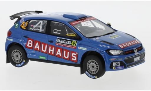 Miniature Volkswagen Polo 1/43 IXO GTI R5 No.42 Bauhaus Rallye WM Rallye Schweden 2019 O.Veiby/J.Andersson Volkswagen Polo 1/43 IXO GTI R5 No.42 Bauhaus Rallye WM Rallye Schweden 2019 O.Veiby/J.Andersson miniature