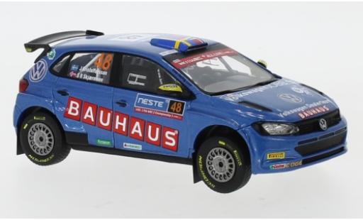Miniature Volkswagen Polo 1/43 IXO GTI R5 No.48 Bauhaus Rallye WM Rallye Finnland 2019 J.Kristoffersson/S.Skjaermoen Volkswagen Polo 1/43 IXO GTI R5 No.48 Bauhaus Rallye WM Rallye Finnland 2019 J.Kristoffersson/S.Skjaermoen miniature