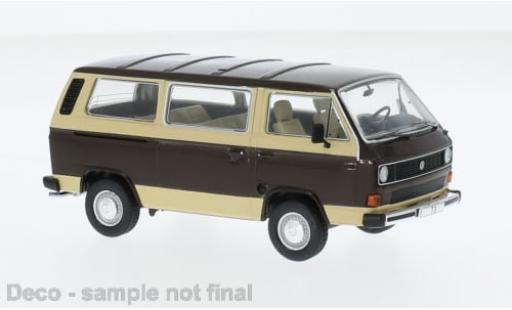 Miniature Volkswagen T3 1/43 IXO Caravelle marron/beige 1981 1:43 Volkswagen T3 1/43 IXO Caravelle marron/beige 1981 1:43 miniature
