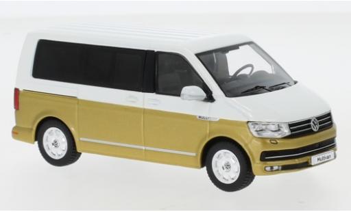 Miniature Volkswagen T6 1/43 IXO Multivan blanche/gold 2017 Volkswagen T6 1/43 IXO Multivan blanche/gold 2017 miniature