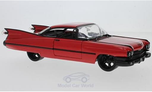 Miniature Cadillac Deville 1/24 Jada Toys Coupe rouge 1959 Cadillac Deville 1/24 Jada Toys Coupe rouge 1959 miniature