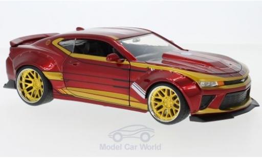 Miniature Chevrolet Camaro RS 1/24 Jada Toys rouge/gold Marvel Avengers - Iron Man 2016 mit Figur Chevrolet Camaro RS 1/24 Jada Toys rouge/gold Marvel Avengers - Iron Man 2016 mit Figur miniature