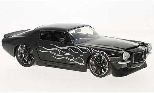 Chevrolet Camaro 1/24 Jada Toys noire/Dekor 1971 miniature