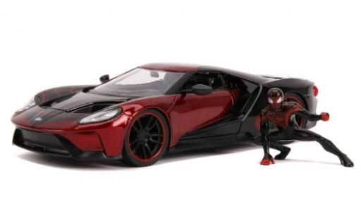 Miniature Ford GT 1/24 Jada Toys rouge/noire Spider-Man - Miles Morales 2017 mit Figur Ford GT 1/24 Jada Toys rouge/noire Spider-Man - Miles Morales 2017 mit Figur miniature