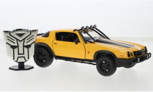 Chevrolet Camaro 1/24 Jada Toys Jada orange/noire Transformers Bumblebee 1977 miniature