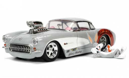 Miniature Chevrolet Corvette 1/24 Jada Toys (C1) Looney Tunes - Bugs Bunny 1957 Chevrolet Corvette 1/24 Jada Toys (C1) Looney Tunes - Bugs Bunny 1957 miniature