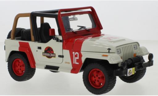 Miniature Jeep Wrangler 1/24 Jada Toys Jurassic Parc 1992 Jeep Wrangler 1/24 Jada Toys Jurassic Parc 1992 miniature