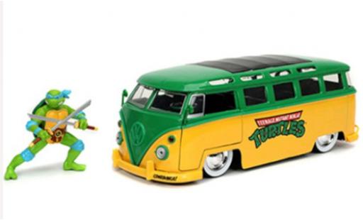 Volkswagen T1 1/24 Jada Toys Bus Lowrider Turtles 1962 miniature